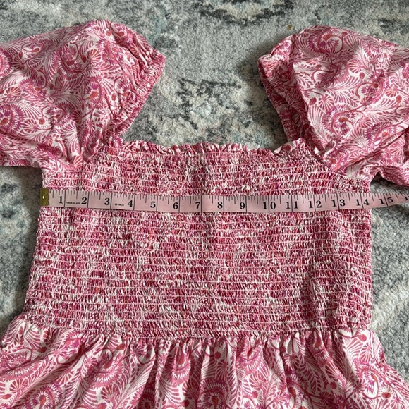 J.Crew Puff-sleeve smocked mini dress in dandelion swirl - Picture 9 of 11